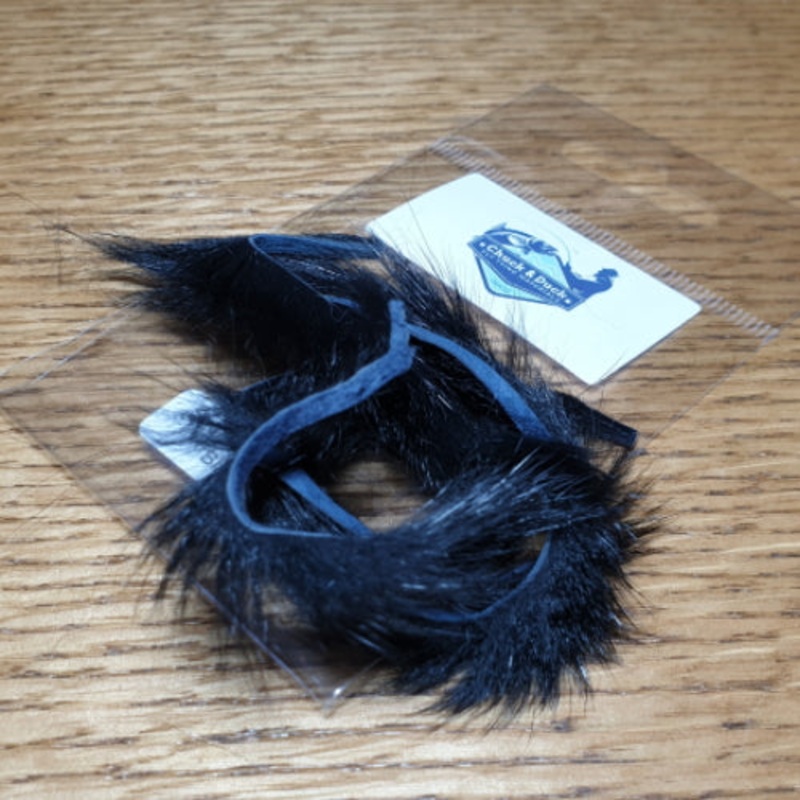 ChuckNDuck Pine Squirrel Zonker Strips Black