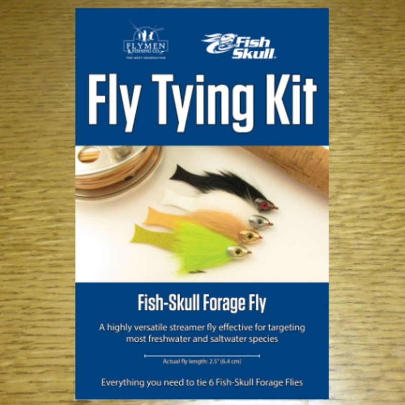 Flymen Fishing Co Fly Tying Kit Fish-Skull Forage Fly