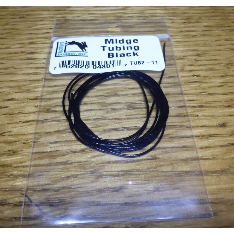 Stretch Midge Tubing Black