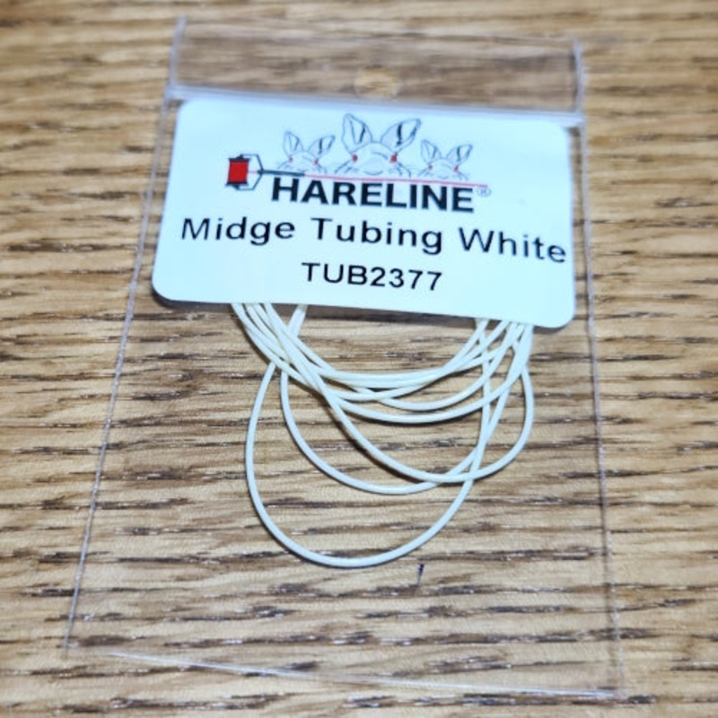 Stretch Midge Tubing White