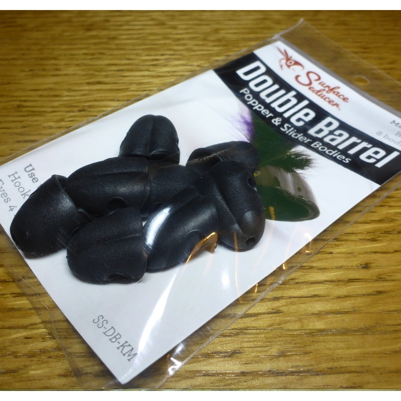 Surface Seducer Double Barrel Popper Black