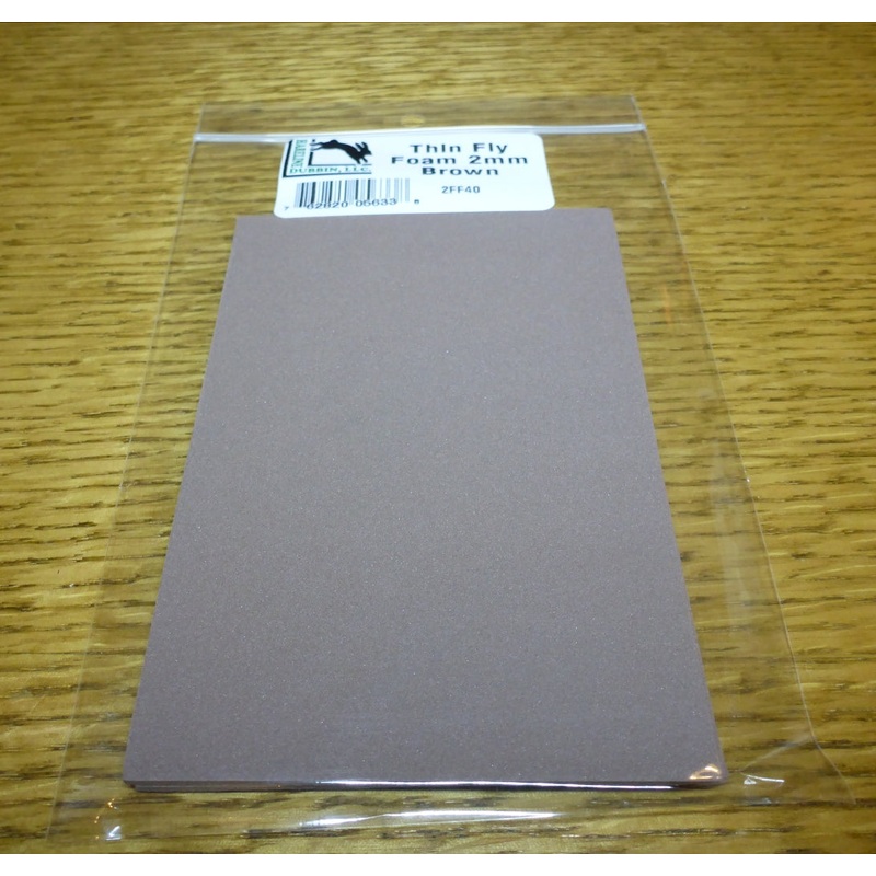 Hareline 2mm Thin Foam Brown