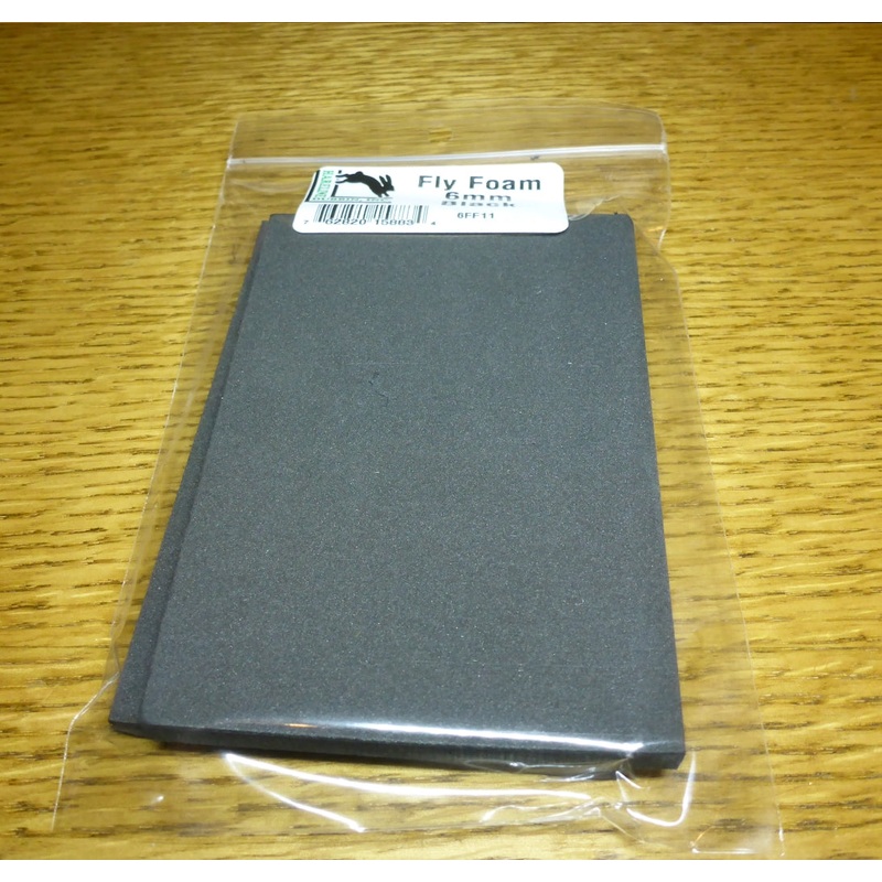 Hareline 6mm Foam Black