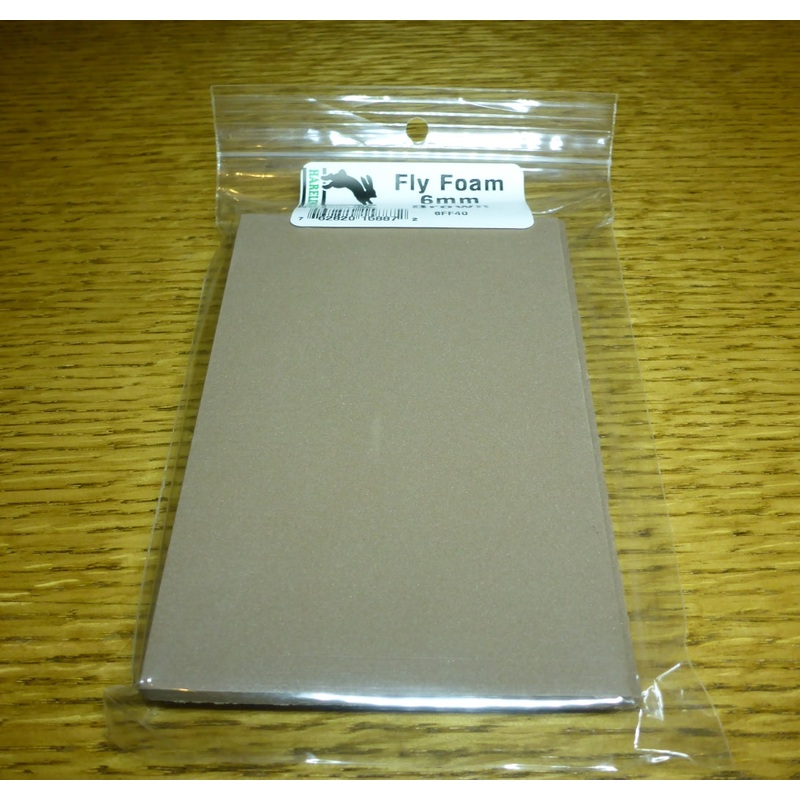 Hareline 6mm Foam Brown