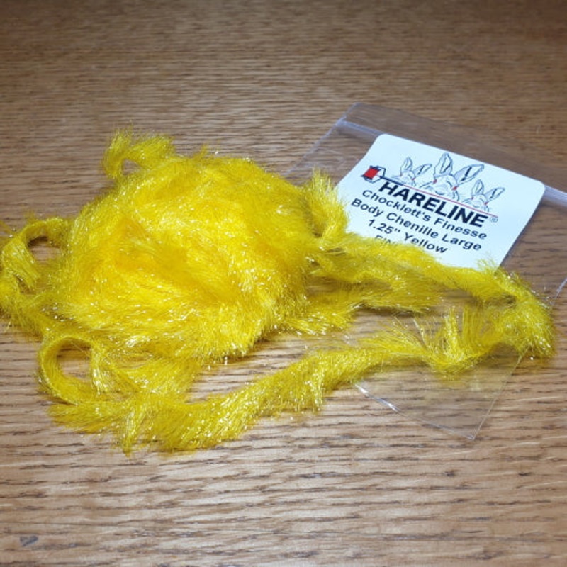 Hareline Chockletts Finesse Body Chenille – Yellow