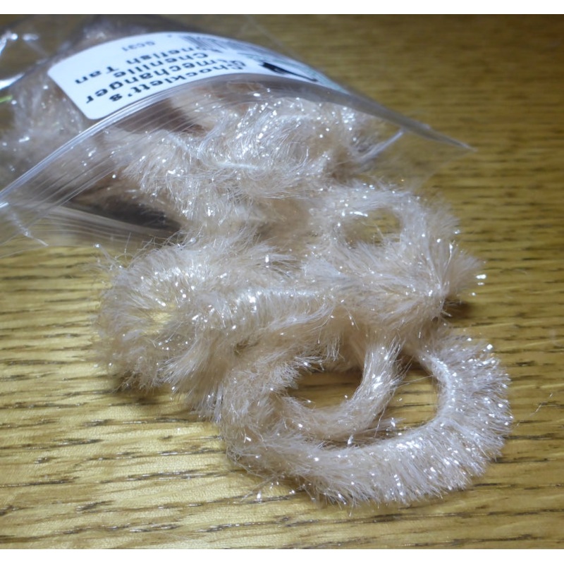 Hareline Chockletts Gamechanger Chenille – Bonefish Tan