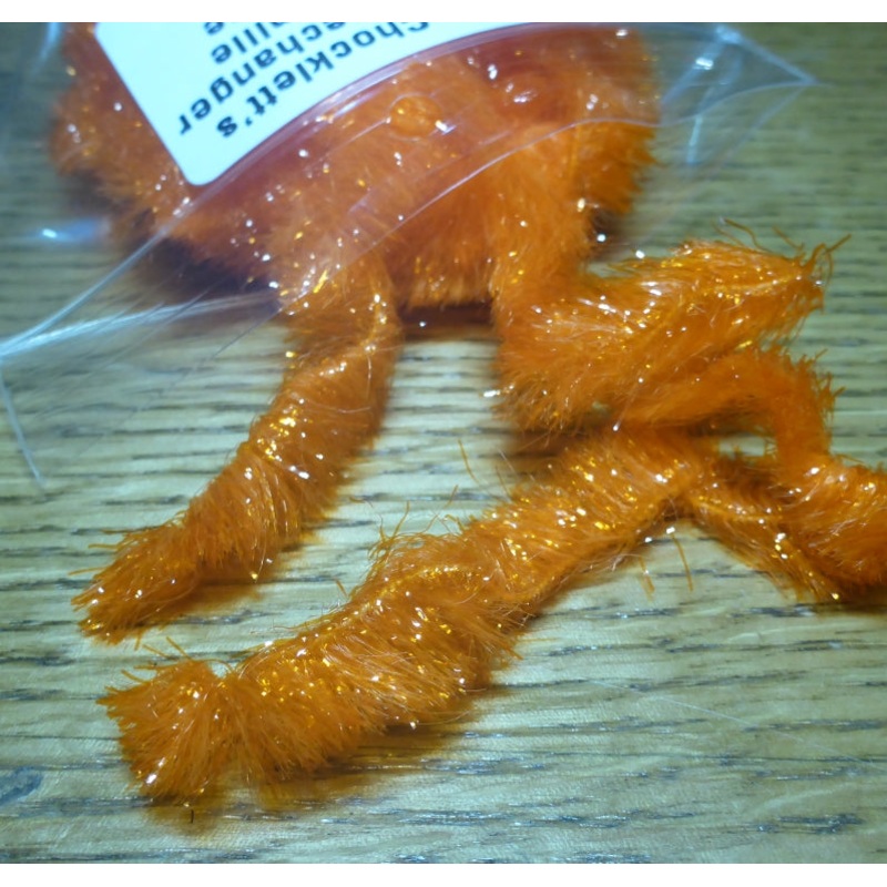 Hareline Chockletts Gamechanger Chenille – Orange