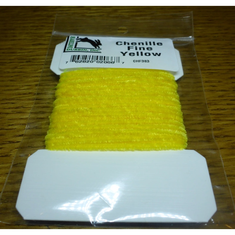Hareline Fine Chenille Yellow