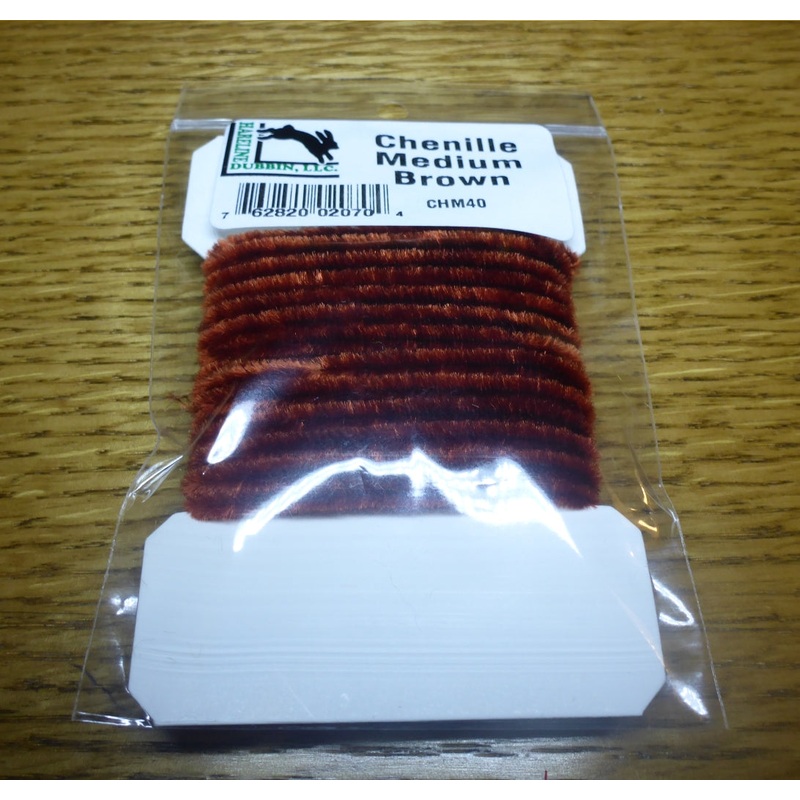 Hareline Medium Chenille – Brown