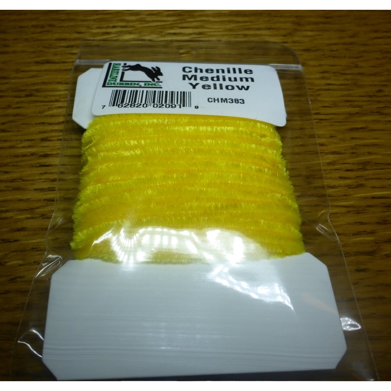 Hareline Medium Chenille – Yellow