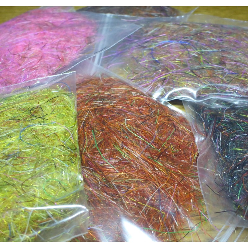 FTD Krap Dubbing|Black-ish|Brown-ish|Hot Pink-ish|Krap-ish|Orange-ish|Hot Yellow-ish