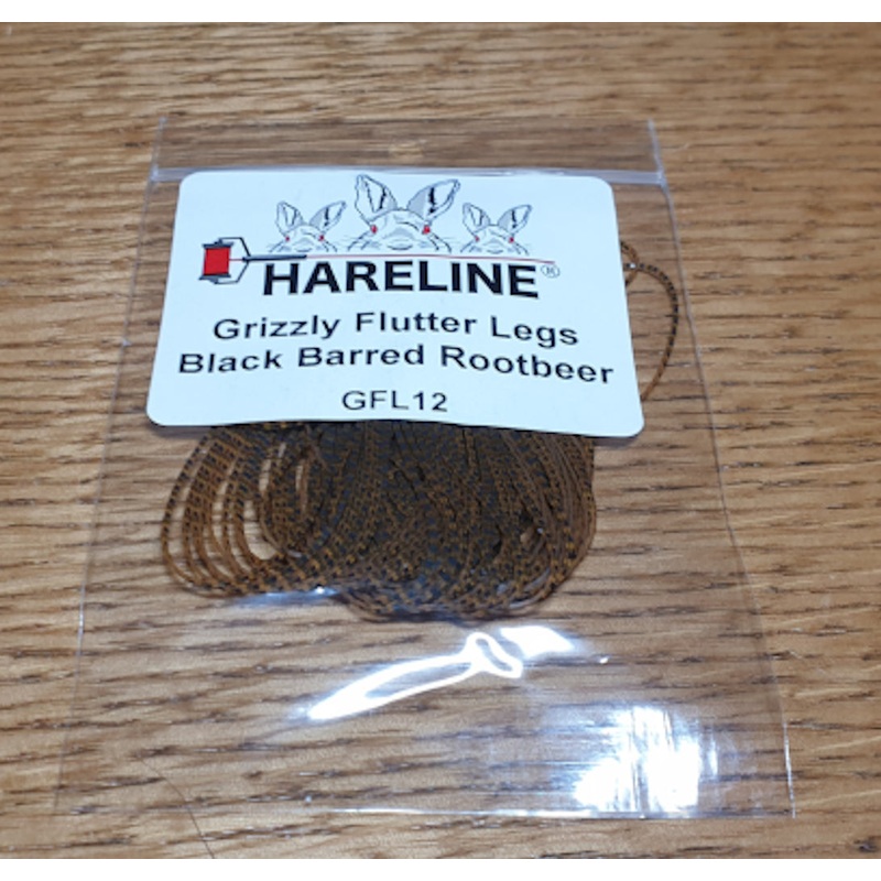 Grizzly Flutter Legs Black Barred Rootbeer