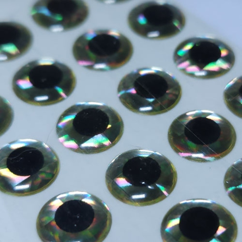 3D Dome Fisch Eyes – Silver|3mm|5mm|8mm