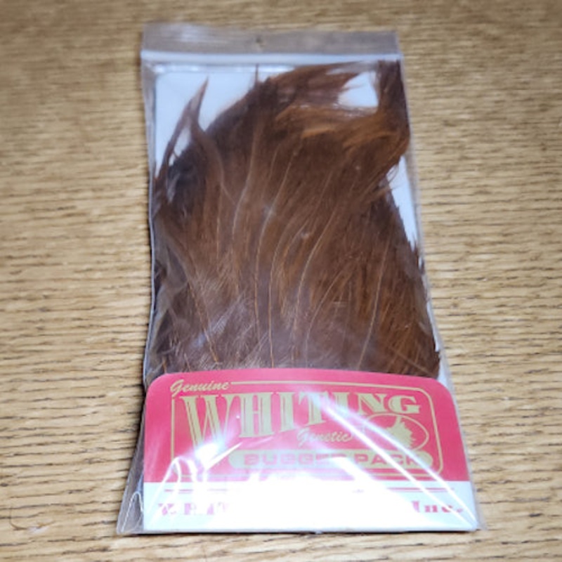 Whiting Bugger Pack – White Dyed Brown