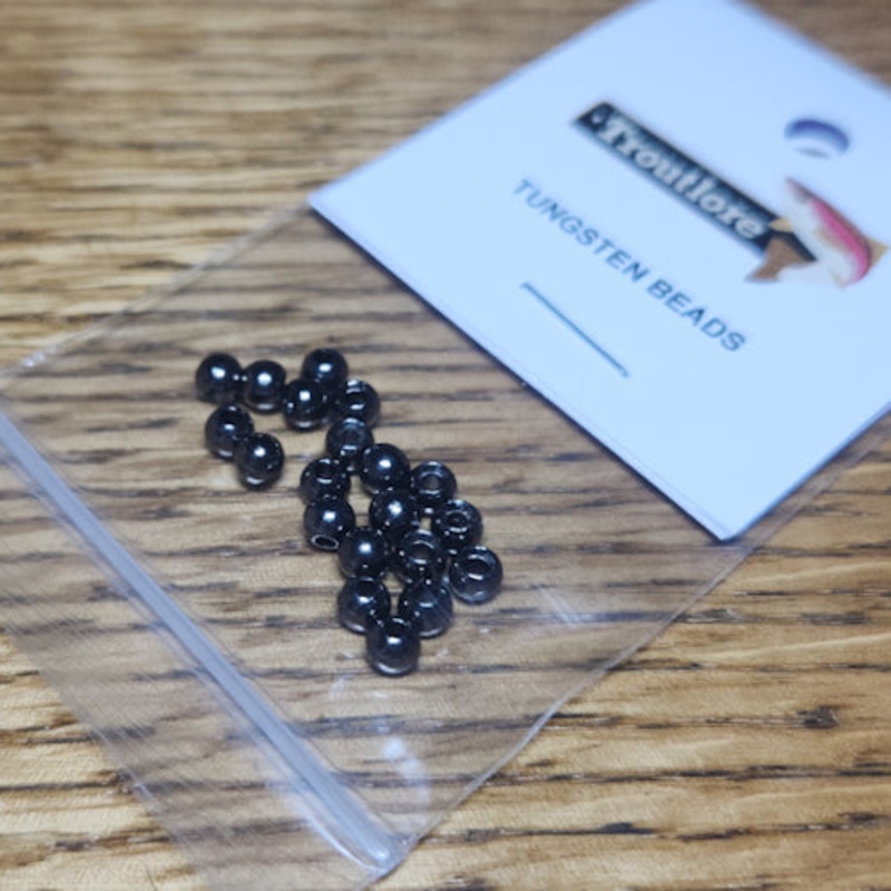 Tungsten Beads Black 20 Pcs|7/64|1/8|5/32