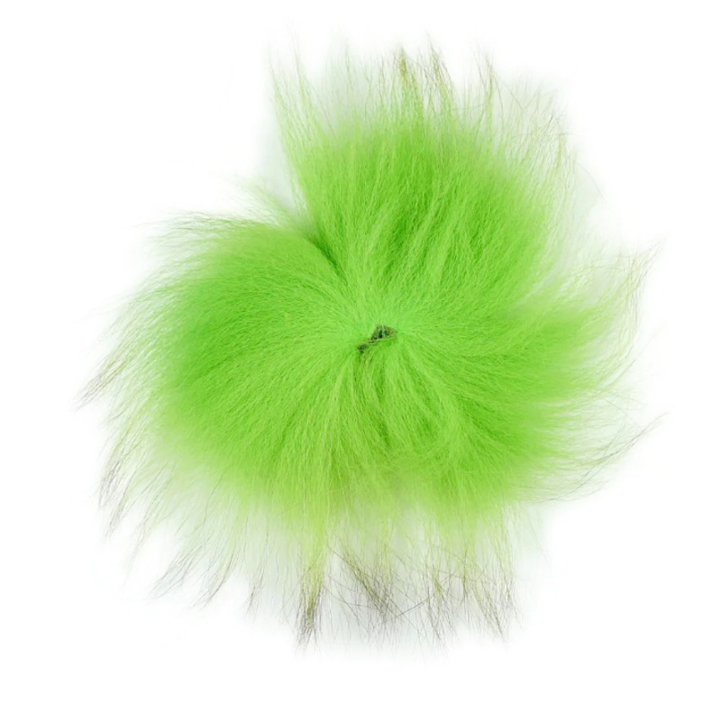 ARCTIC FOX TAIL HAIR|Pink|Chartreuse|Orange