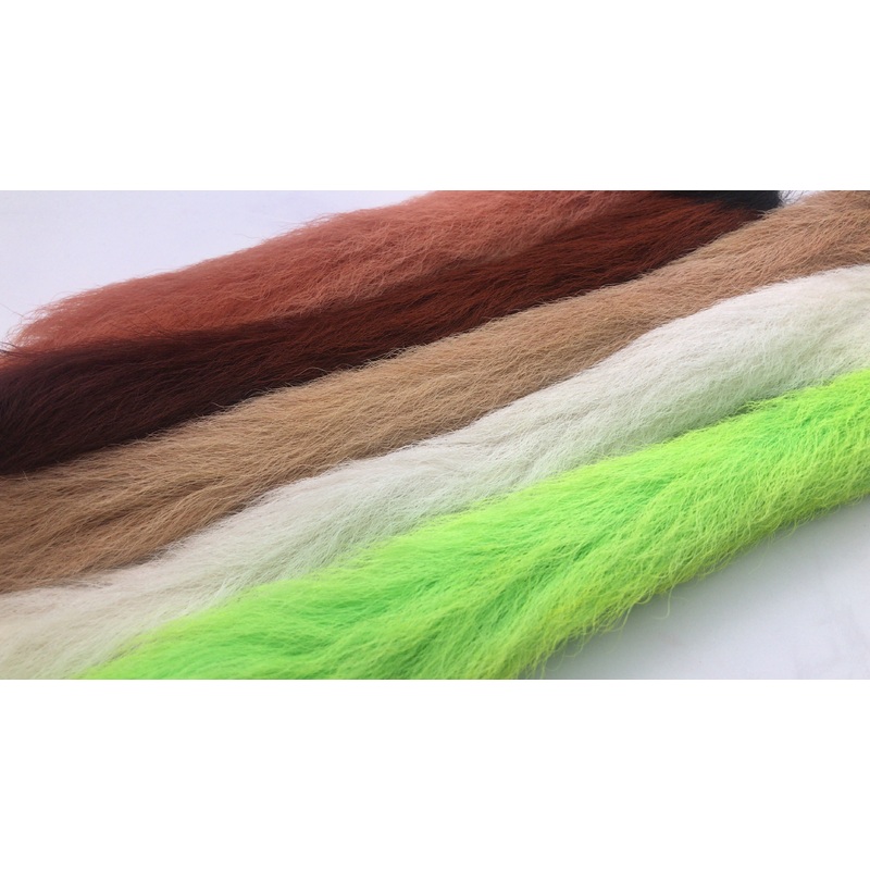Calftail|White|Black|Norm Woods Special|Chartreuse Green|Fl. Pink|Fl. Orange|Brown|Tan