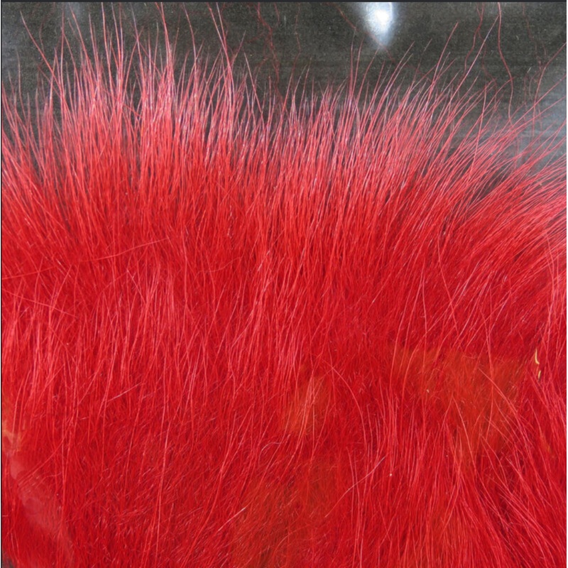 Hareline Arctic Fox Tail|Chartreuse|Hot Orange|Pink|White|Kingfisher Blue