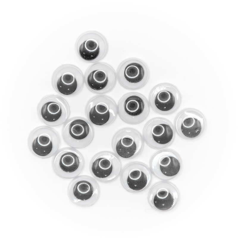 Wiggle Eyes- Round|4mm|6mm|8mm
