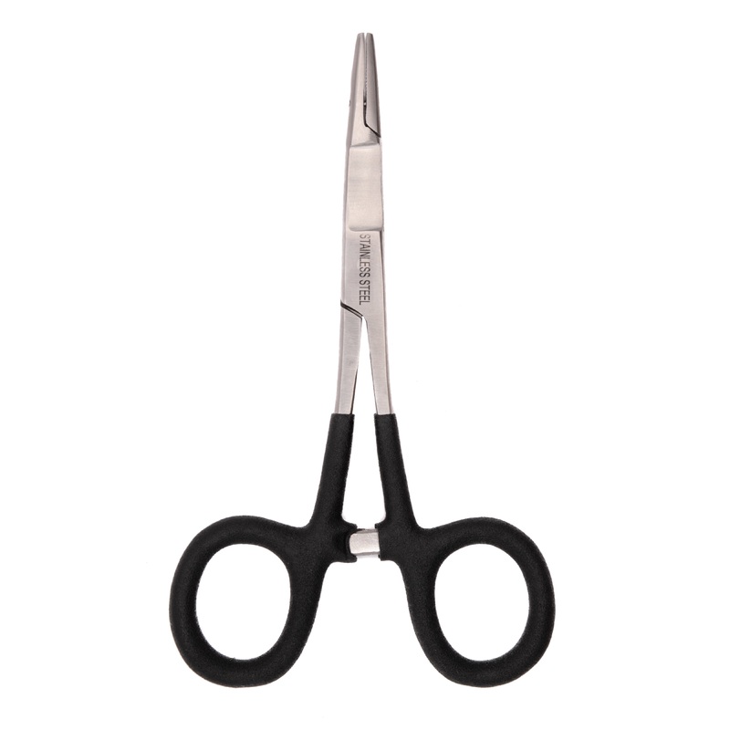 Foam Handle Scissor Forceps|Silver|Black