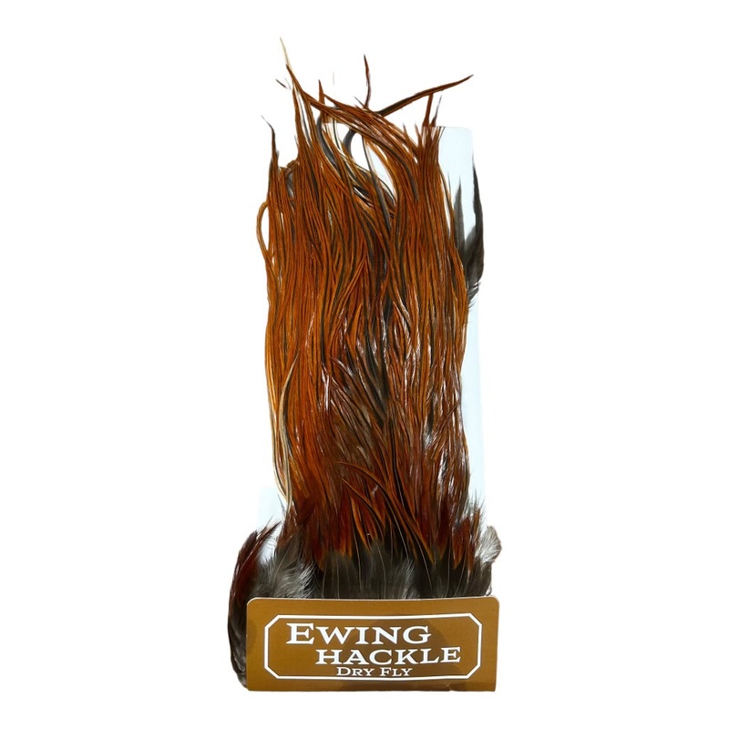 Ewing Dry Fly Rooster Saddle|Dark Barred Ginger|Grizzly|Furnace