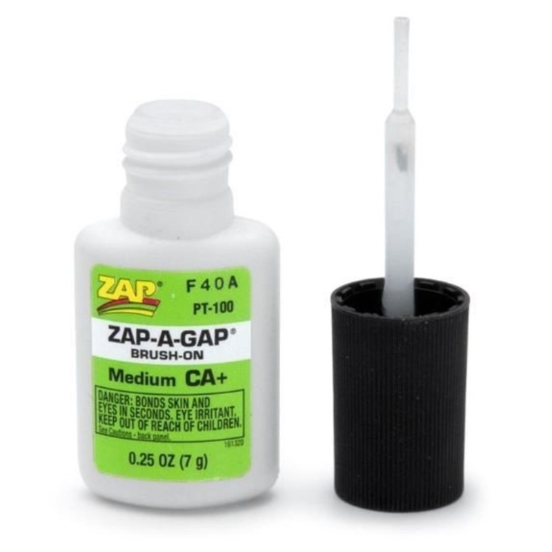Zap-A-Gap|Without Brush- 0.25oz|With Brush|Single use – 5 pack