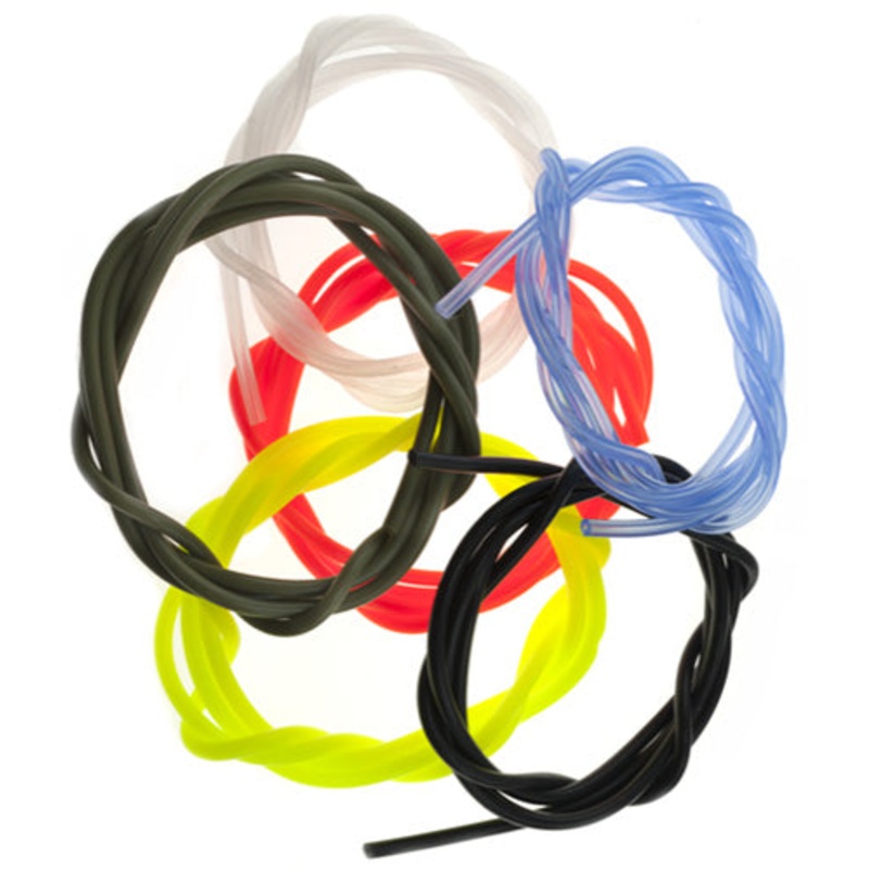 Aqua Flies Ultra Rig Tubing|Orange|Fl. Pink|Clear|Blue|Black