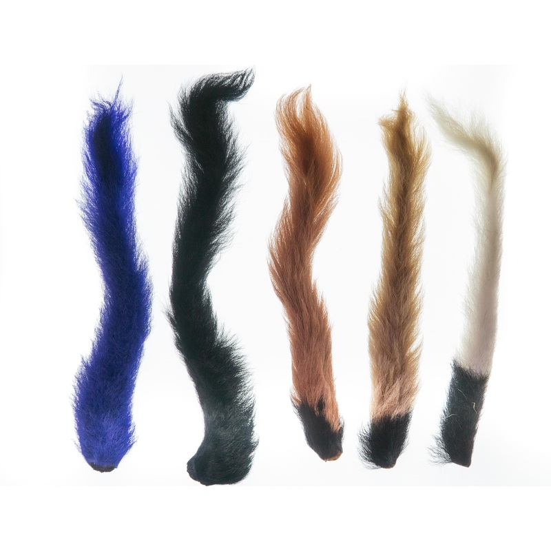Calf Tail|Purple|Black|Root Beer|Tan|White
