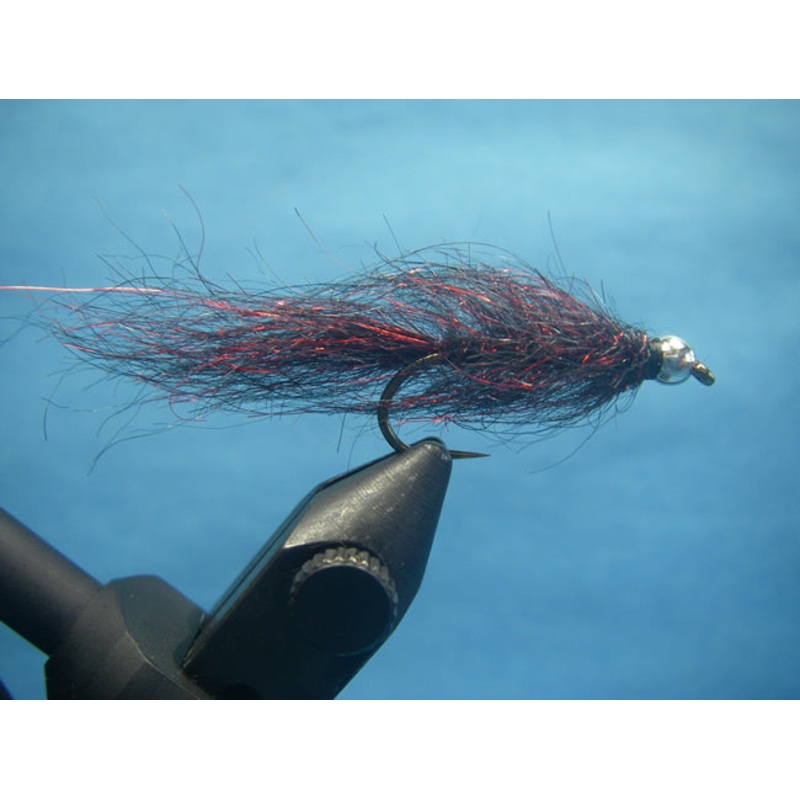 Beadhead Simi-Seal Leech|Black/Red|Olive|Peacock