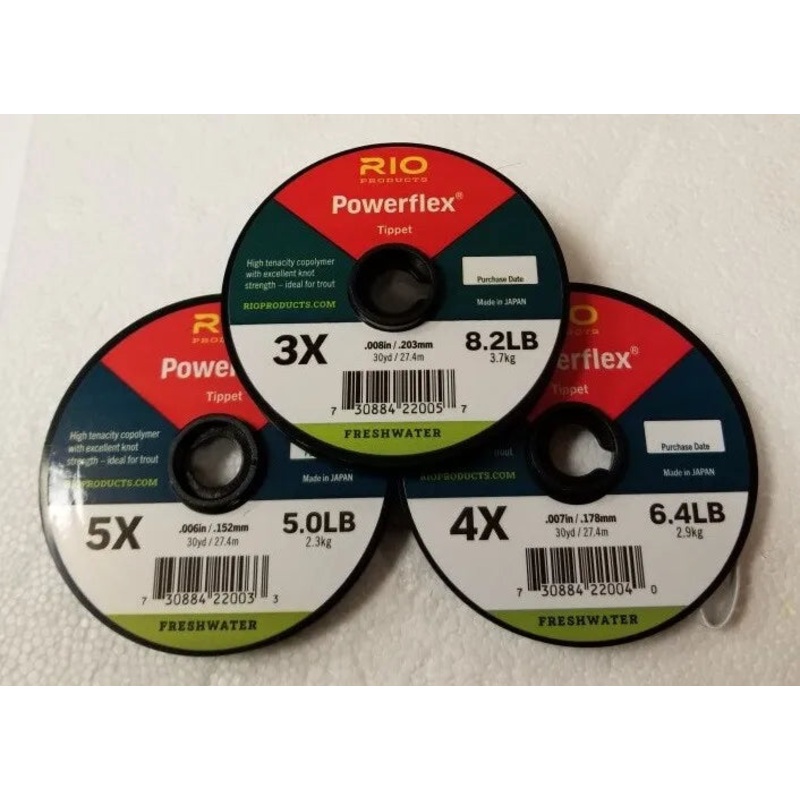 Rio Powerflex Tippet|7X|6X|5X|4X|3X|2X|1X|0X