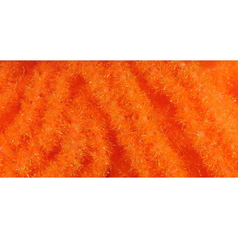 Trilobal Antron Chenille|Fl. Fire Orange|Fl. Shell Pink|Fl. Fuchsia|Fl. Blue|Fl. Hot Pink|Fl. Chartreuse|Black|Medium|Small|Large