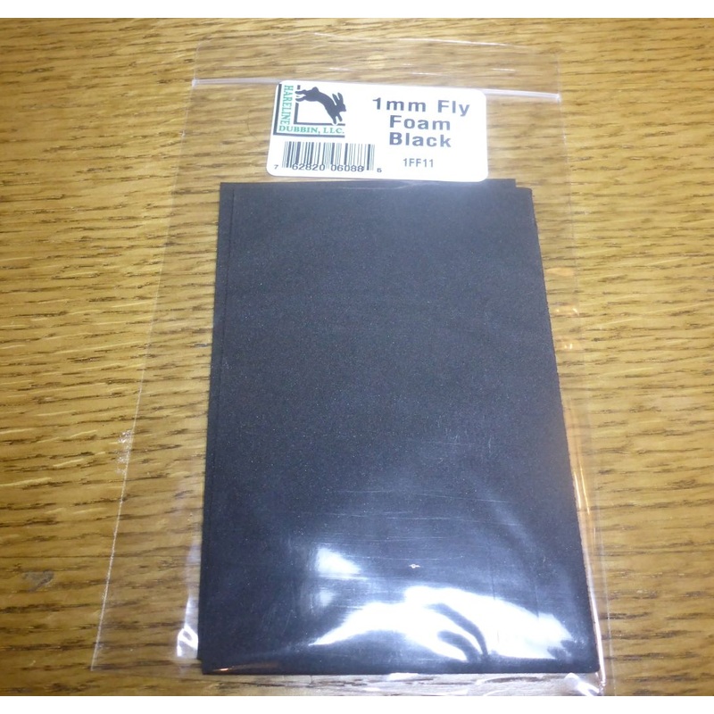 1mm Fly Foam|Black|White