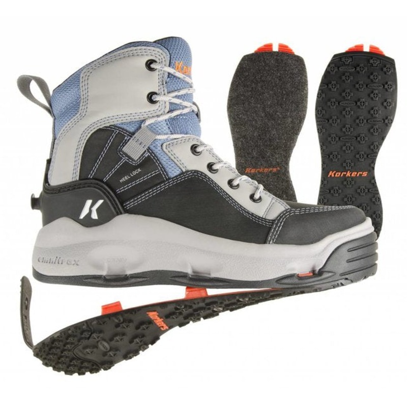 Korkers Buckskin Mary Wading Boot Felt/Kling-On