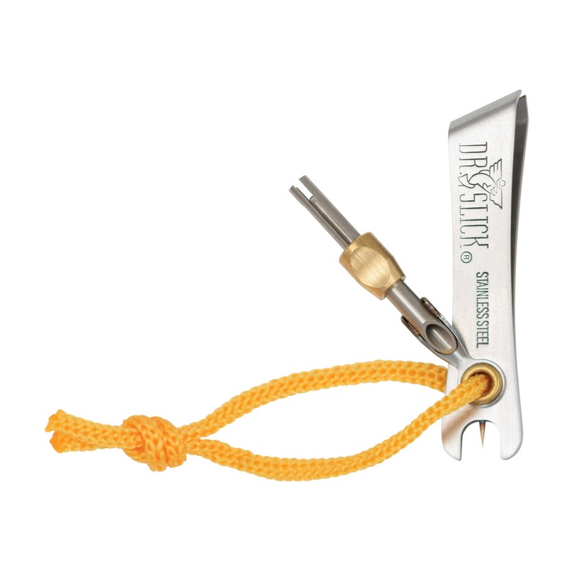 DR SLICK  Nipper w/ Offset Cutter & Pin File & Knot Tyer 2 High Grade Japanese Stainless Steel