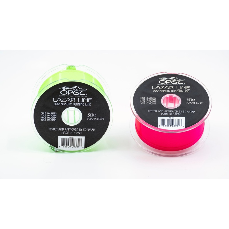 OPST Lazar Line|Pink|Lime Green|35lb|40lb|50lb