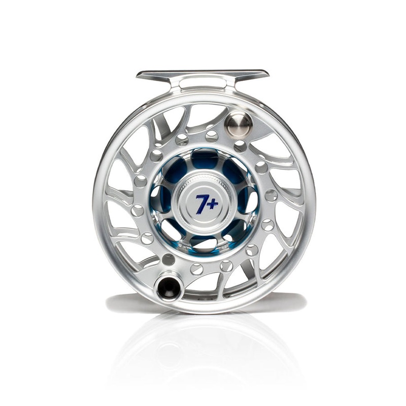 Hatch Iconic Fly Reel 7 Plus|Mid|Large|Clear/Blue|Grey/Black