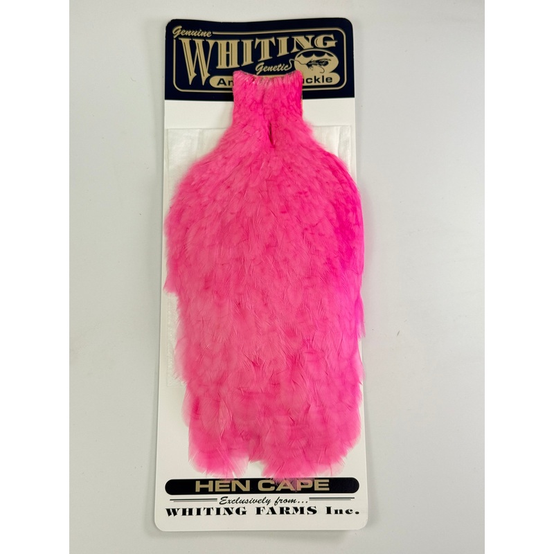 Whiting American Hen Cape – White Dyed