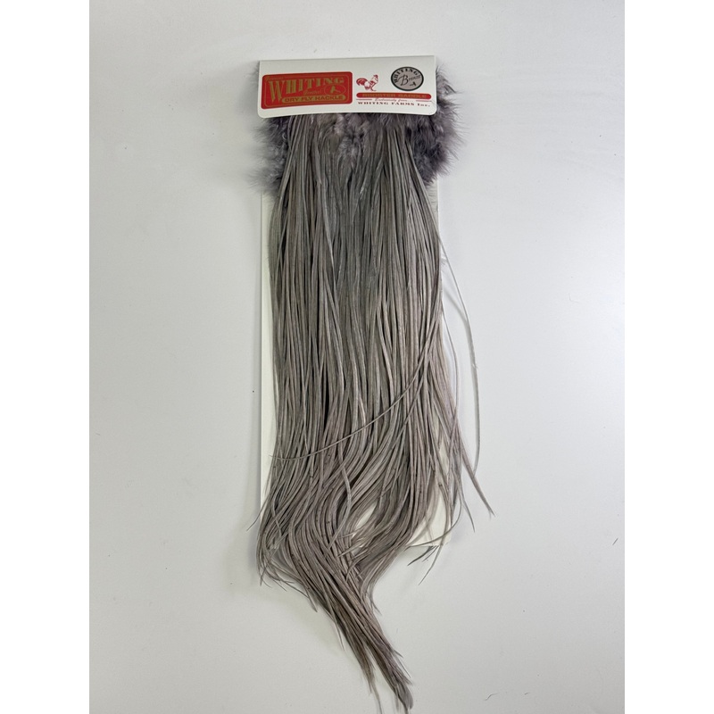 Whiting Bronze Saddle White dyed Medium Dun