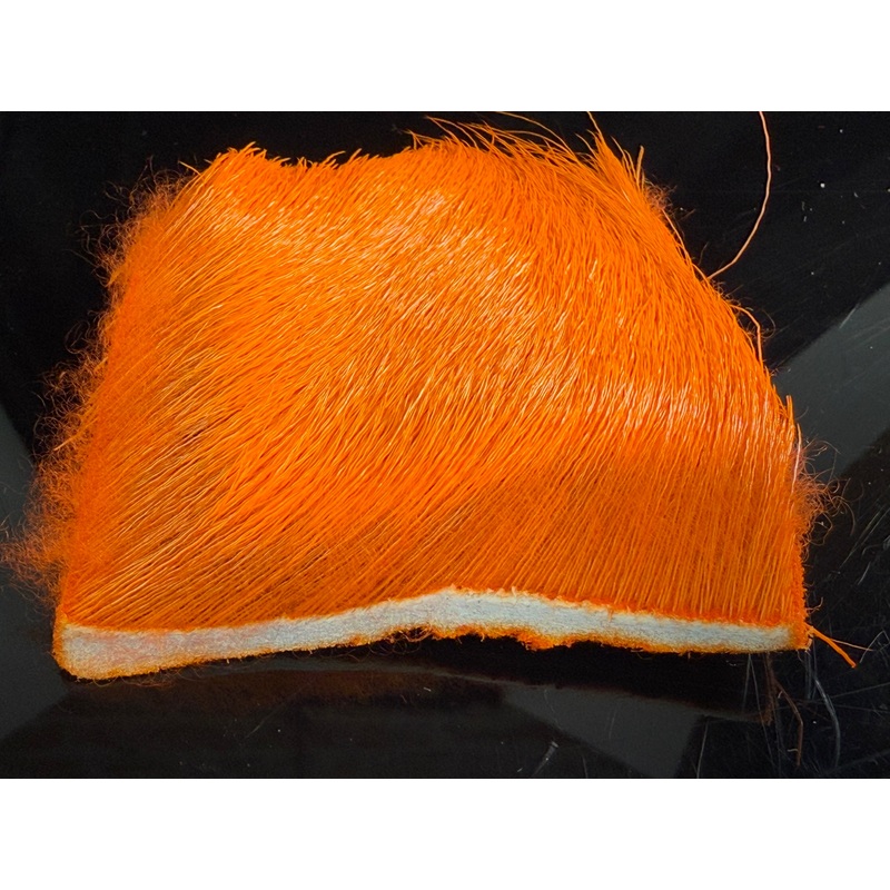 Elk Body Hair|Orange|Olive|Black|Bleached|Gray|Golden Brown|Yellow