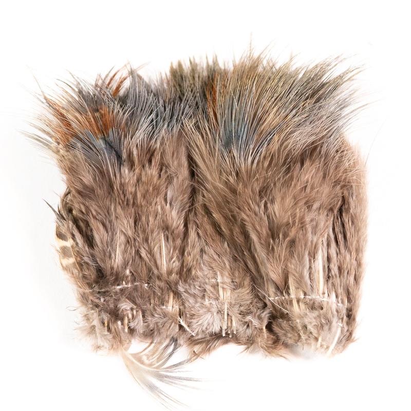 Strung Ringneck Rump Hackle|Dark Olive|Black|Purple|Fl. Steelhead Pink(UV)|Peacock Blue|Natural