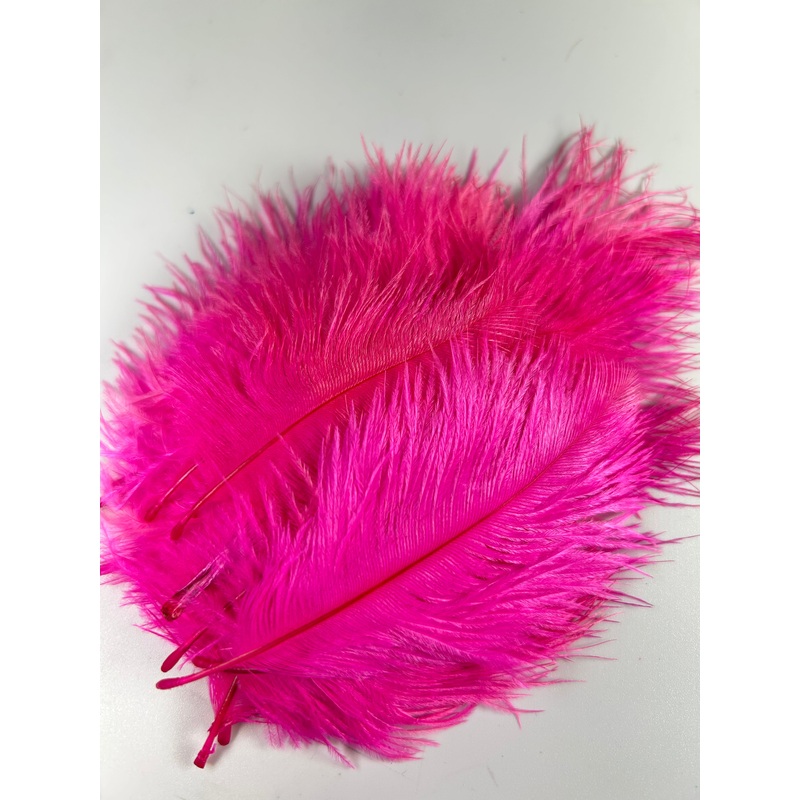Spey Plumes Ostrich|Flamingo Red|Purple|Fl. Blue|Fl. Hot Pink