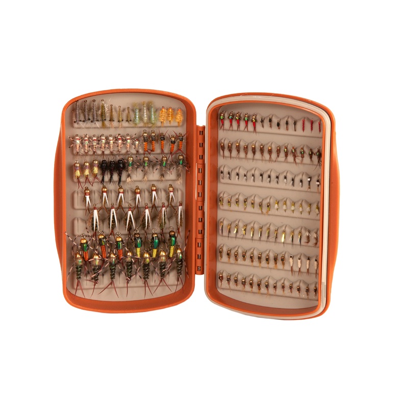 Tacky Pescador Small Fly Box|Burnt Orange