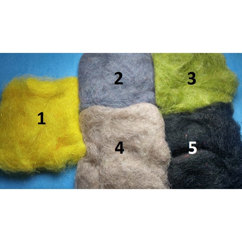 UV2 Hemp Dubbing|Golden Stone|Hare’s Ear|Adams Gray|Olive|Black