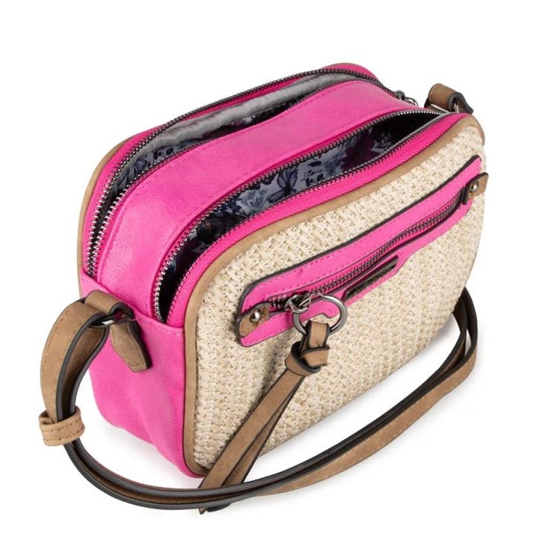 Alberto Estalla Handbag|FUCSHIA|WHITE|BLACK|BLUE