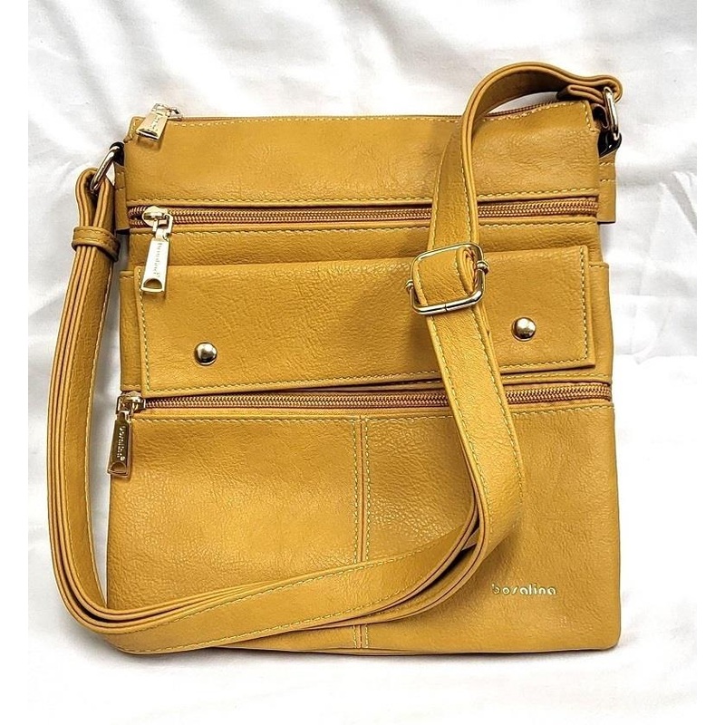 Bosalina Crossbody Purse|YELLOW|COGNAC|BURGUNDY|BLACK