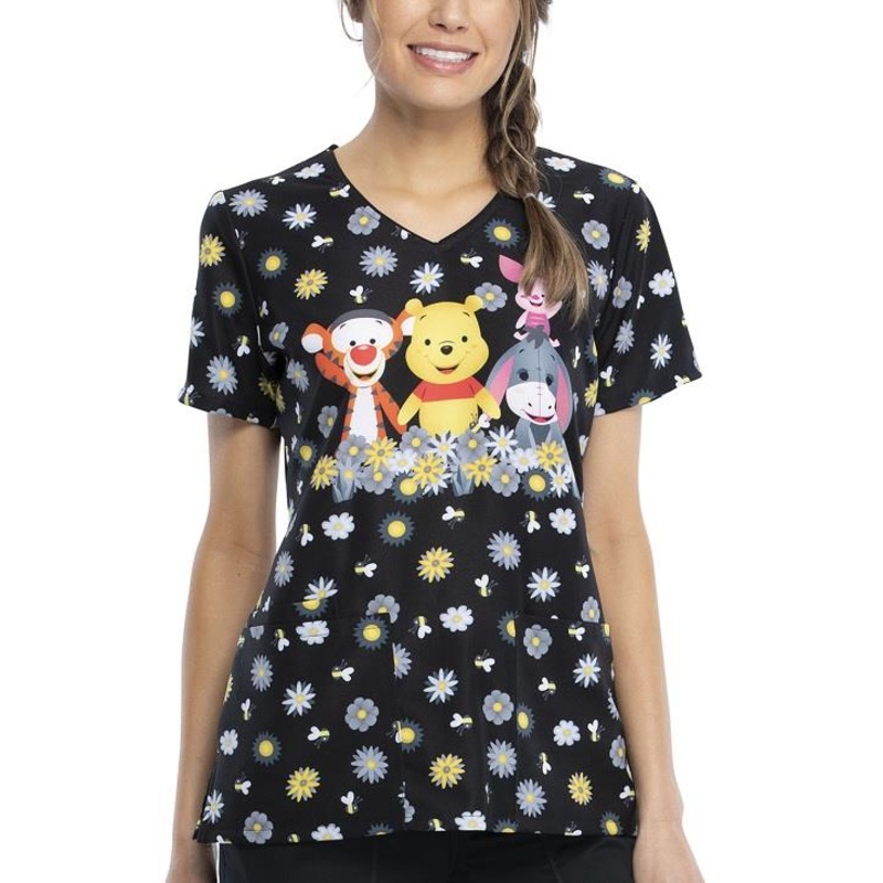 Cherokee Tooniforms V-Neck Top – Womens