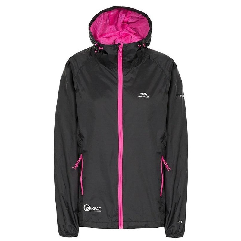 QikPac Womens Jacket|XS|S|M|L|XL|BLACK|RASPBERRY