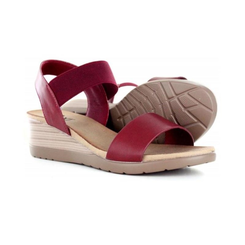 Taxi Debbie Sandals – Womens|36|37|38|39|40|41|BURGUNDY|GREY
