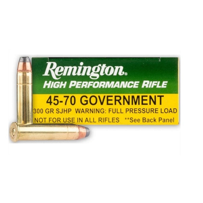 High Performance 45-70 Govt 300Gr SJHP -20 Rounds