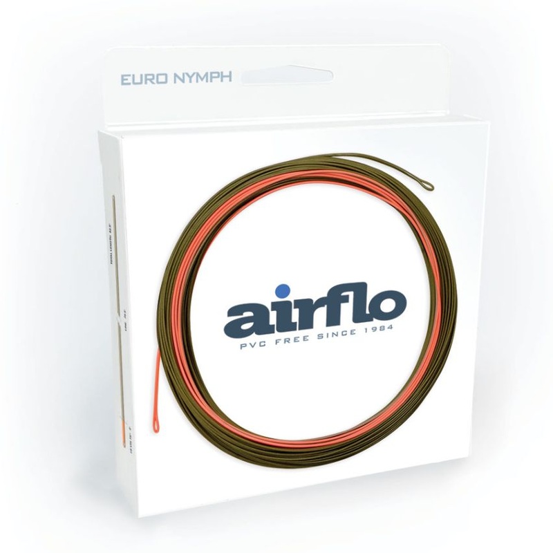 Airflo Euro Nymph|.60mm 2-5|Olive/Orange Hi Vis Tip